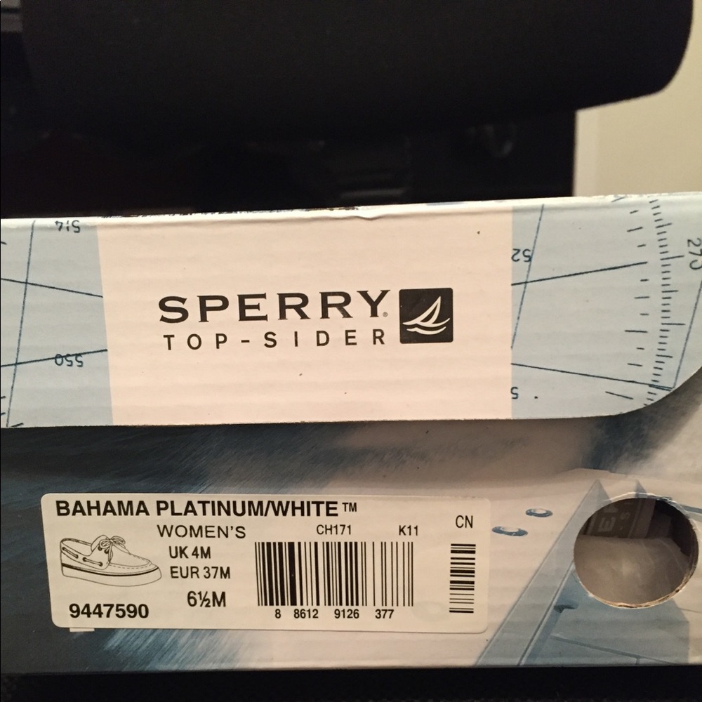 Sperry Bahama Platinum/White